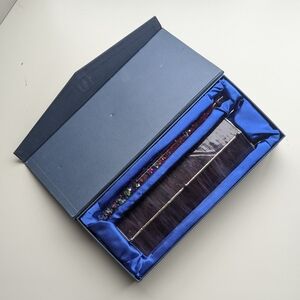 Vintage Stained Glass Kaleidoscope with Wand, original box